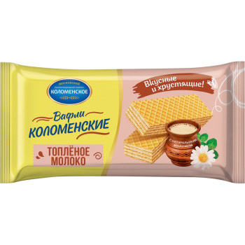 Вафли "Коломенские" Топлёное Молоко, 200 г