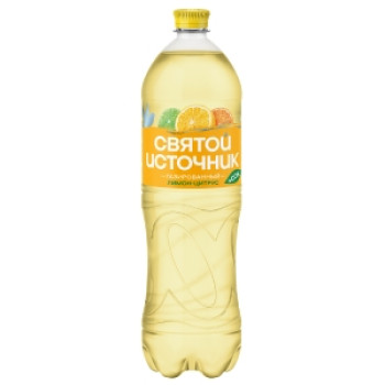 Вода питьевая газированная Святой Источник 1,5л Лимон-Цитрус