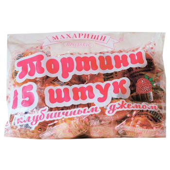 Тортини 500г. Клубника