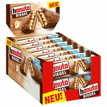 Вафельные батончики Ferrero Hanuta Riegel, 34.5г