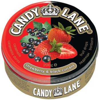 Леденцы Candy Lane Клубника-Черная смородина, 200 г