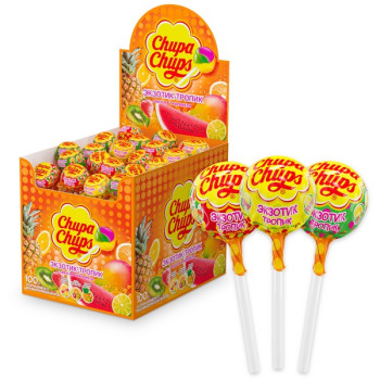 Карамель Chupa Chups Экзотик-Тропик, 12г