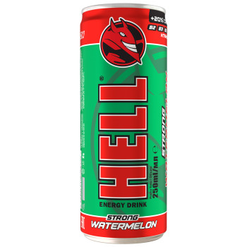 Энергетический напиток Hell Strong Watermelon (Арбуз) 0,25л