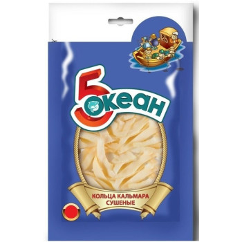 Кольца Кальмара Солёный Пятый Океан 20г. 