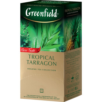 Чай зеленый Greenfield оолонг Tropical Tarragon, 25 х 1,5г