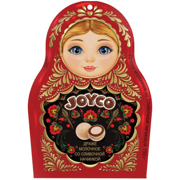 Драже JOYCO Матрешка молочное со сливочной начинкой, 150г