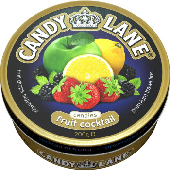 Леденцы Candy Lane Фруктовый Коктейль, 200 г