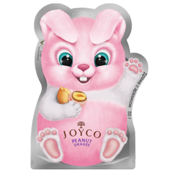 Драже JOYCO Заяц с арахисом, 50г