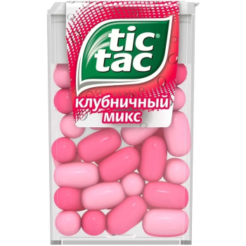 Драже Tic-tac Клубничный Микс, 16 г