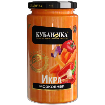 Икра морковная 500г (КУБАНОЧКА)