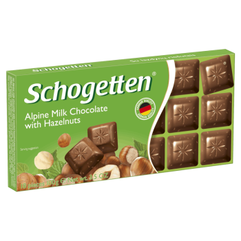 Шогеттен 100г. Alpine Milk Chocolate With Hazelnut