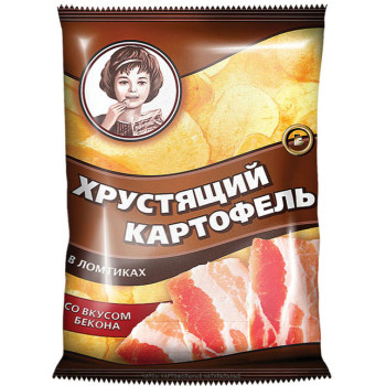Чипсы картофельные бекон Хрустящий картофель 40 г