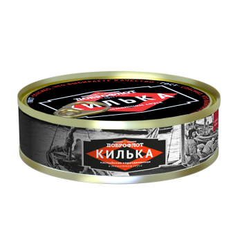 Килька Каспийская Доброфлот неразд. обжар. в т/с ж/б 240г №3 