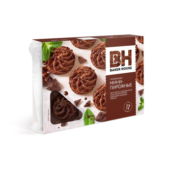 Мини-пирожные с трюфельным кремом, Baker House, 240г