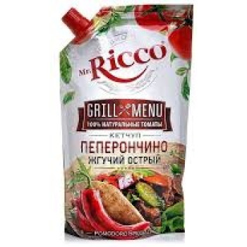 Кетчуп Mr.Ricco  Пеперончино 300г  Дой-пак