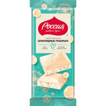 Россия Шоколад Пористый Белый 70г.
