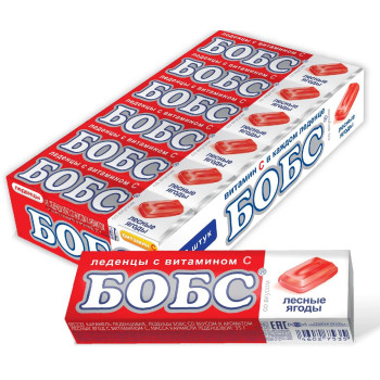 Леденцы БОБС Лесные Ягоды, 35г