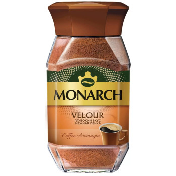 Кофе растворимый Monarch Velour с пенкой, 95г