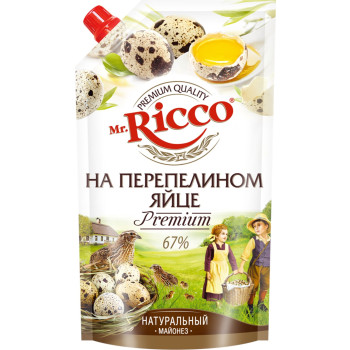 Майонез Mr.Ricco Пер. яйцо 400 мл