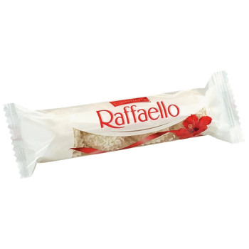 Конфеты Raffaello с цельным миндалем в кокосовой обсыпке, 40г