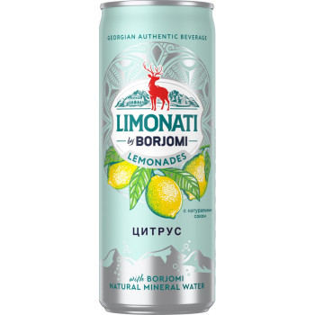 Напиток Borjomi Limonati Цитрус, 0.33л