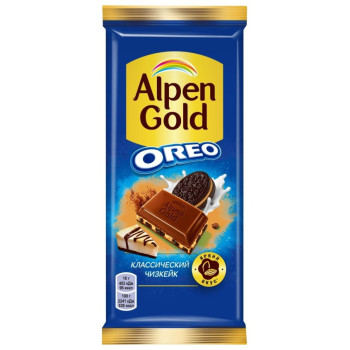 Шоколад Alpen Gold Орео Чизкейк 85г