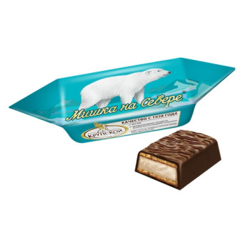 Конфеты вафельные Мишка на севере, 1кг