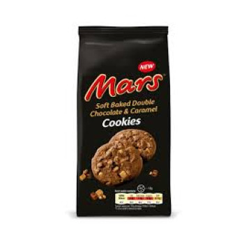 Марс печенье 162г  Mars Soft Baked Double Chocolate & Caramel  ИМ ЕВРОПА