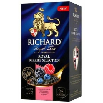 Чай черный Richard Royal Berries Selection, 25 пакетиков