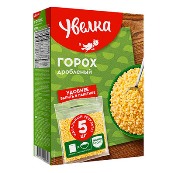 Горох дробленый 400гр (УВЕЛКА)