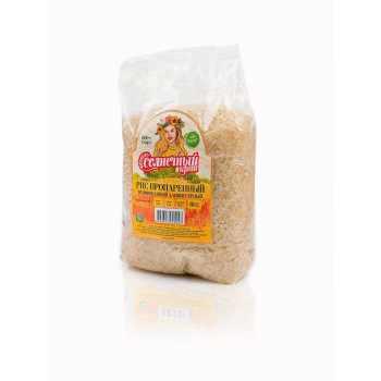 Рис пропаренный 800г   Солнечный Край