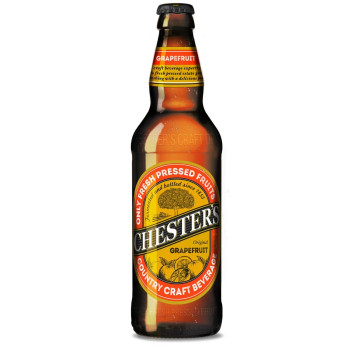 Напиток пивной Сhester's Грейпфрут 5%, 0.45л Стекло