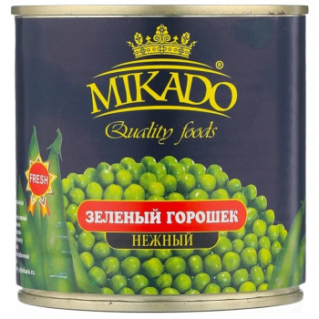 Горошек Зеленый 12х425 мл  (MIKADO)