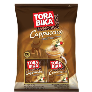 Напиток кофейный Torabika Cappucino растворимый с пакетиком шоколадной крошки, 20 х 25 г