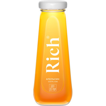 Сок Rich Апельсин, стекло 0,2л