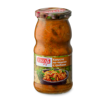 Капуста по-чешски с грибами 12х480г (ЭКО)