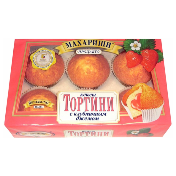 Тортини 200г. Клубника