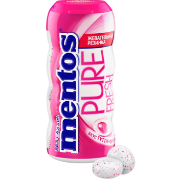 Жевательная резинка Mentos Pure Fresh со вкусом Тутти-Фрутти, 30г