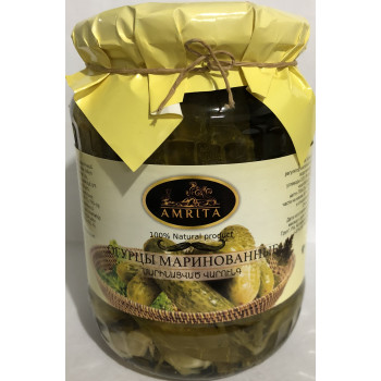Огурцы маринованые 700г (АМРИТА)