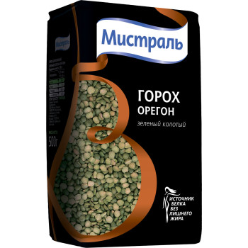 Горох Зеленый Орегон 500гр (МИСТРАЛЬ)