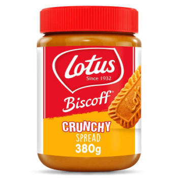 Паста шоколадная с печеньем  Lotus crunchy 380г