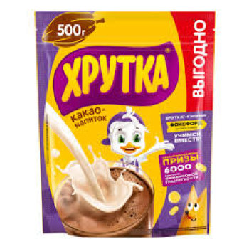 Какао Несквик Хрутка 500г.  дрип-пакет