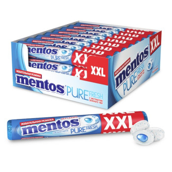 Жевательная резинка Mentos Pure Fresh вкус Свежая мята XXL, 23,3 г