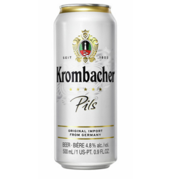 Пиво светлое Кромбахер Пилс 4,8% 0,5л Банка 4,8%