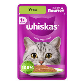 Кош. Корм (Whiskas) Паштет Утка 75г