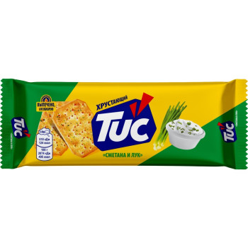 Крекер TUC со вкусом сметаны и лука 100г