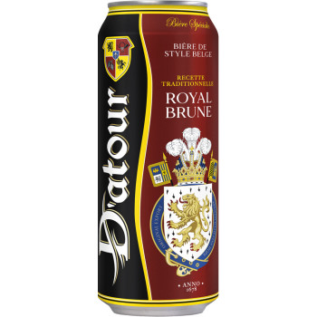 Пиво темное D`atour ROYAL Brune 6.4%, 0.5л Ж/Б