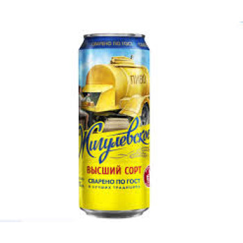 Пиво светлое Жигулевское Высший сорт 4,0% 0,45л Ж/Б