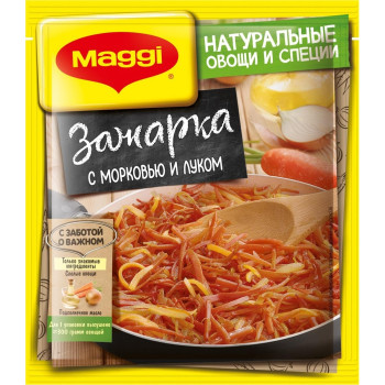 Смесь сухая Maggi Зажарка для приготовления первых блюд с луком и морковью, 60г