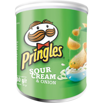 Чипсы картофельные Pringles Сметана-Лук, 40г